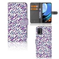 Xiaomi Redmi 9T | Poco M3 | Telefoon Hoesje | Feathers Color - thumbnail