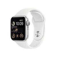 Refurbished Apple Watch SE 2022 GPS 44mm Zilver Gebruikt - thumbnail