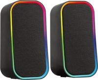 SpeedLink TOKEN PC-luidsprekers Bluetooth, Kabelgebonden 6 W Zwart, RGB - thumbnail