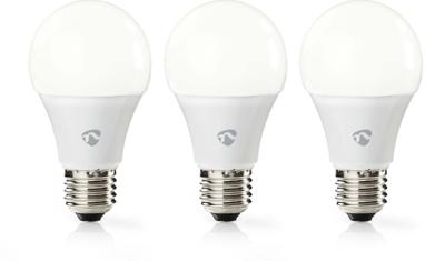 Wi-Fi Smart LED-Lamp | Warm Wit | E27 | 3-Pack