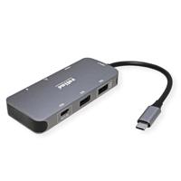 ROLINE USB-C Multiport Docking Station, 4K HDMI, USB-A, USB-C, PD, LAN - thumbnail