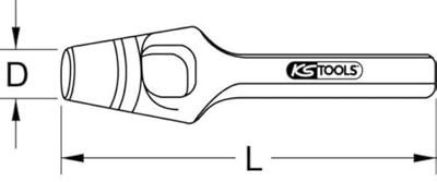 KS Tools 1292005 Holpijp 5 mm