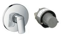Hansgrohe Logis douchemengkraan complete set afbouwdeel, chroom - thumbnail