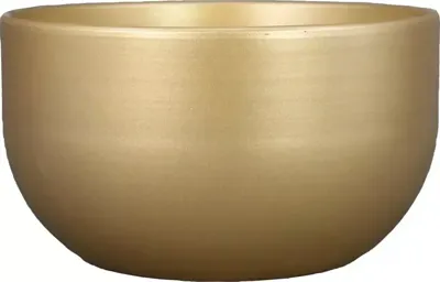 Schaal boule d26h14cm parelgoud 3x Schaal boule d26h14cm parelgoud 3x