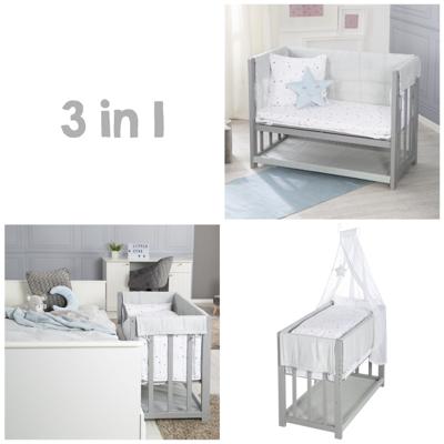 roba 3-in-1 co-sleeper babybed