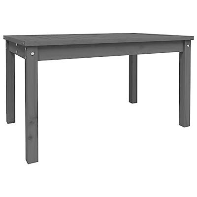 Tuintafel 82,5x50,5x45 cm massief grenenhout grijs