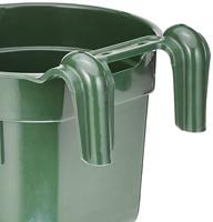 Voerbak kunststof hangon groen 8l - thumbnail