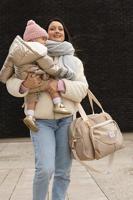 Luiertas Genève II BEABA beige, bedrukt - thumbnail