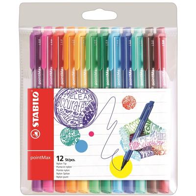 Stabilo pointmax viltstiften, 12st.