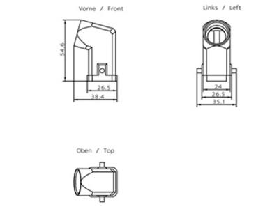 Siemens 6GK1905-0CA00 Hyprid-stekker LAN-overdrachtsnelheid 12 MBit/s Siemens 6GK1905-0CA00 Hyprid-stekker LAN-overdrachtsnelheid 12 MBit/s