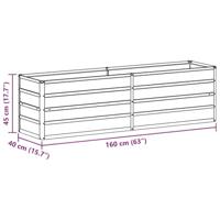 Verhoogde plantenbak Licht Bruin 160 x 40 x 45 cm - thumbnail