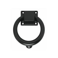 Intersteel Deurklopper rond 107mm - mat zwart - thumbnail