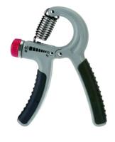 RS Sports Instelbare handtrainer heavy l handknijper l grijs zwart - thumbnail