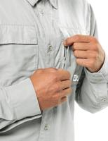 Jack wolfskin Barrier L/S Shirt Heren Cool Grey XL - thumbnail