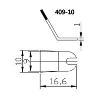 TOOLCRAFT Soldeerpunt Afgevlakt Grootte soldeerpunt 10 mm Lengte soldeerpunt: 15 mm Inhoud: 1 paar - thumbnail