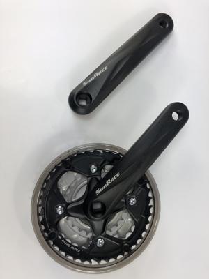 Sunrace crank spieloos links 170mm zwart