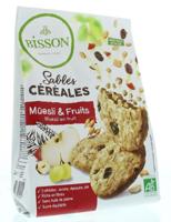 Zandkoekjes muesli & fruit bio 200 Gram - thumbnail