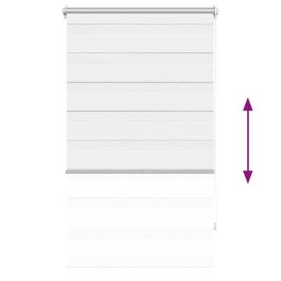 VidaXL Duo rolgordijn 90x150cm wit