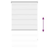 VidaXL Duo rolgordijn 90x150cm wit - thumbnail