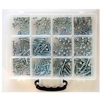 Bofix assortimentsdoos 12 vaks inbusbouten verzinkt Bofix assortimentsdoos 12 vaks inbusbouten verzinkt