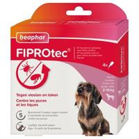 Beaphar Fiprotec Spot-On voor honden van 2 tot 10 kg 4 pipetten - thumbnail