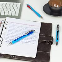 Balpen Schneider Slider Rave extra breed donkerblauw | 5 stuks - thumbnail