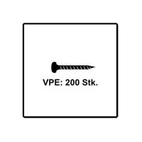 Fischer 670060 Power-Fast II Spaanplaatschroef 3 mm 30 mm T-profiel Staal Galvanisch verzinkt 200 stuk(s) - thumbnail