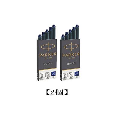 Parker Quink inktpatronen permanent blauw, doos met 5 stuks