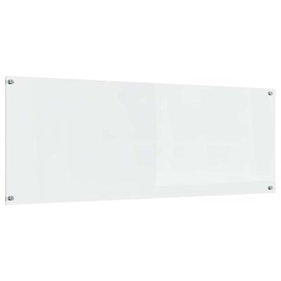 VidaXL Keuken spatscherm doorzichtig 110 x 40 cm gehard glas