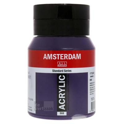 Royal Talens Amsterdam Acrylverf 500 ml - Permanentblauwviolet 568