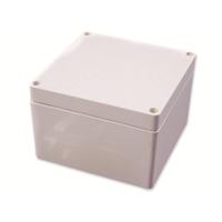 Hammond Electronics 1554PGY Universele behuizing 120 x 120 x 80 ABS Grijs-wit (RAL 7035) 1 stuk(s) - thumbnail