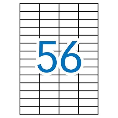 Apli witte etiketten ft 52,5 x 21,2 mm (b x h), 5.600 stuks, 56 per blad (1284) Apli witte etiketten ft 52,5 x 21,2 mm (b x h), 5.600 stuks, 56 per blad (1284)