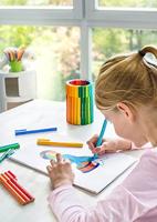 Faber Castell Viltstiften Connector koffer - Viltstiften 60 stuks - thumbnail