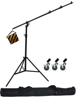 Bresser BR-LB300 Lampstatief met Boomarm en Wielen