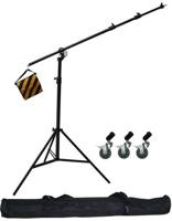 Bresser BR-LB300 Lampstatief met Boomarm en Wielen - thumbnail