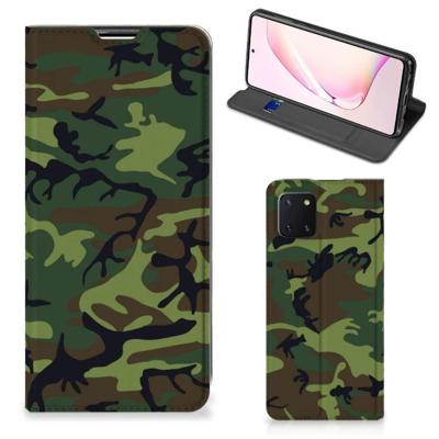 Samsung Galaxy Note 10 Lite | Hoesje met Magneet | Army Dark