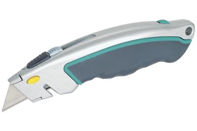 Wolfcraft Snelwissel professioneel mes | Met intrekbaar mes | 1 stuk - 4131000 Wolfcraft Snelwissel professioneel mes | Met intrekbaar mes | 1 stuk - 4131000