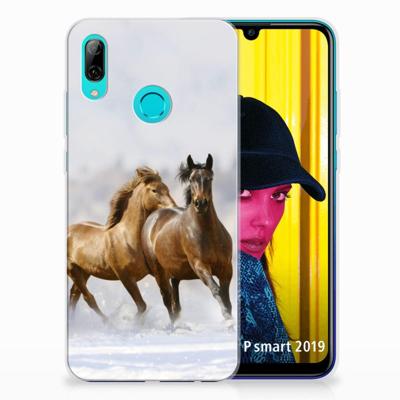Huawei P Smart 2019 | TPU Hoesje | Paarden Huawei P Smart 2019 | TPU Hoesje | Paarden