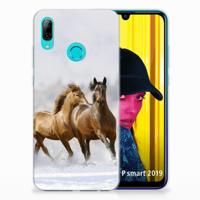 Huawei P Smart 2019 | TPU Hoesje | Paarden - thumbnail