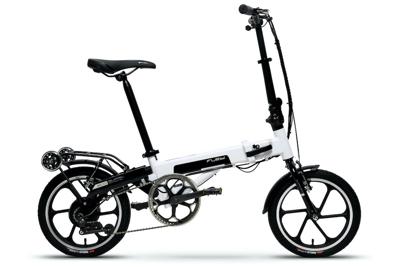 Flebi Supra Eco Elektrische Vouwfiets - White Black Flebi Supra Eco Elektrische Vouwfiets - White Black