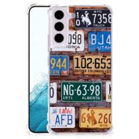 Samsung Galaxy S22 Anti-shock Hoesje met foto Kentekenplaten - thumbnail