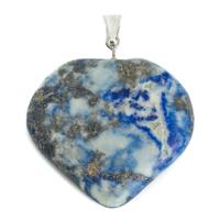 Edelstenen Hart Hanger Lapis Lazuli (40 mm) - thumbnail