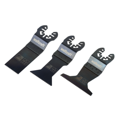 Wolfcraft Vibratiezagenset | Voor de droge montagebouw | "Standaard" | 3-delig | Universele centreerhals | 1 set - 8490000