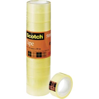 Plakband scotch 508 15mmx10m transparant Plakband scotch 508 15mmx10m transparant