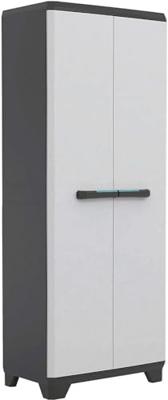 KIS Lineary Utility Storage Cabinet - 68 x 39 x 173 cm - Zwart en grijs