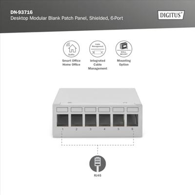 Digitus DN-93716 patch paneel Digitus DN-93716 patch paneel