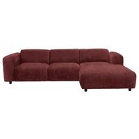 Hoekbank Eden rechts - wijnrood - thumbnail