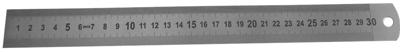 Lineaal rvs type A 300x30x1.0mm Lineaal rvs type A 300x30x1.0mm