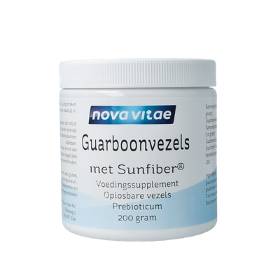 Nova Vitae Guarboonvezels sunfiber AG 200 Gram