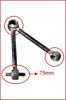 KS Tools 460.4160 Driehoekige busset, Ø 75 mm voor DAF, 8-delig
